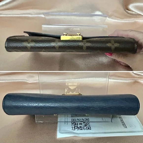 Louis Vuitton Pallas Monogram & Leather Wallet SN0157 - Picture 4 of 13